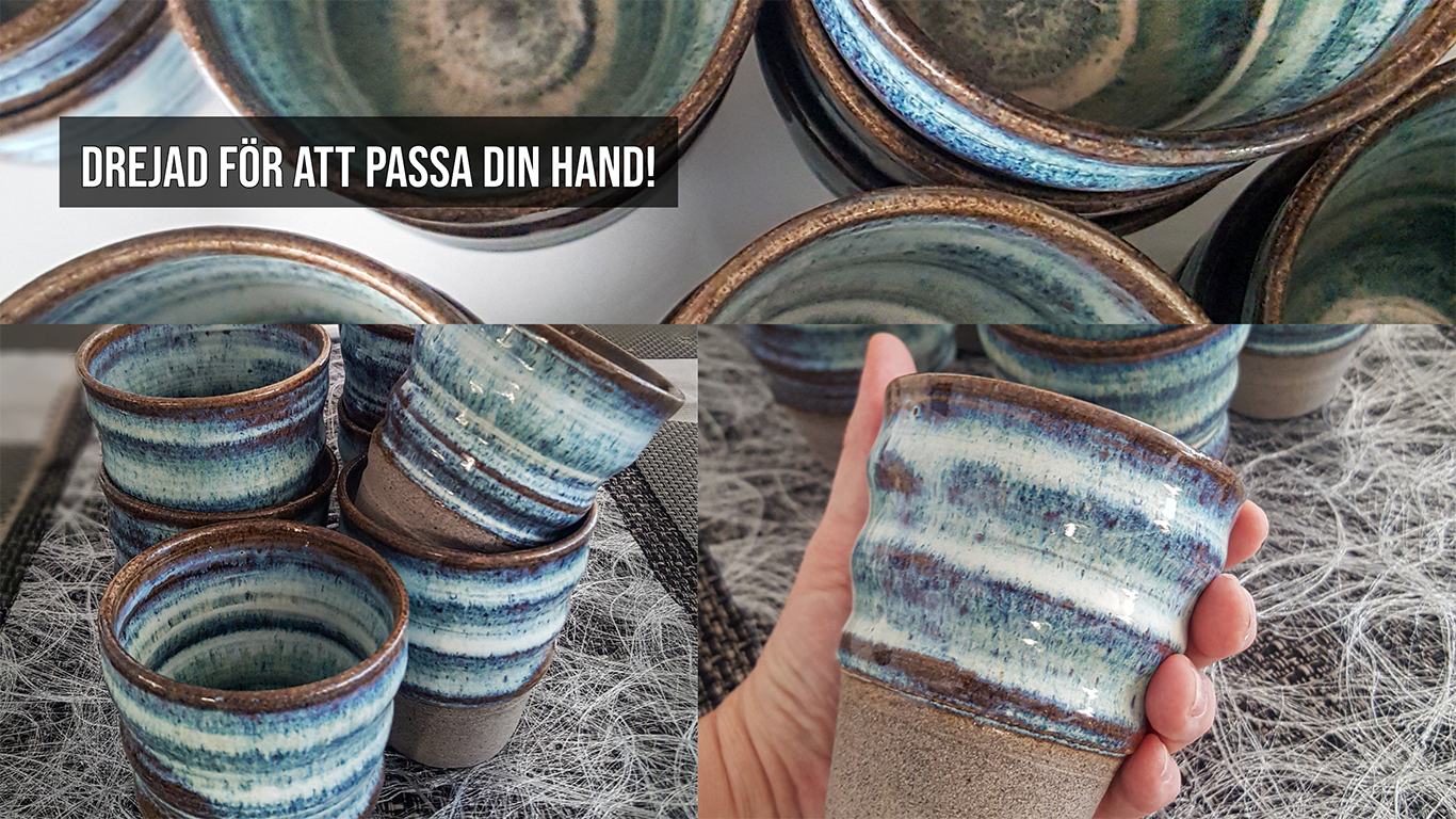 Keramikmugg drejad för att passa din hand, av Drejat.se