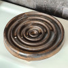 Tvålfat i keramik - Bronze/guldglasyr
